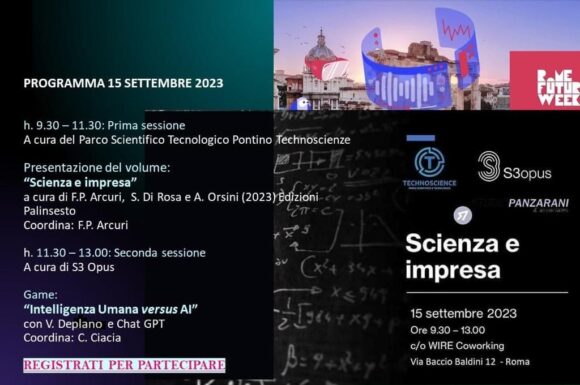 SEMINARIO RICERCA SCIENTIFICA E IMPRESA